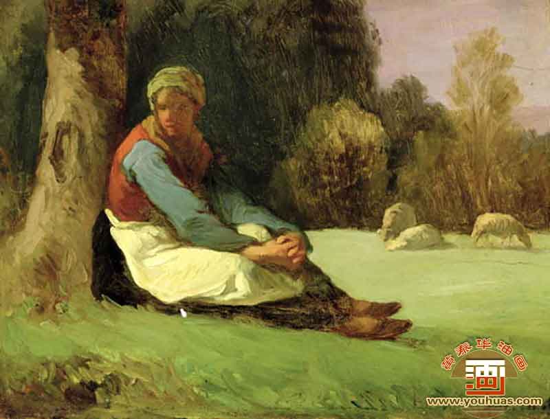 ŮSeated Shepherdess Two_ͻƷ