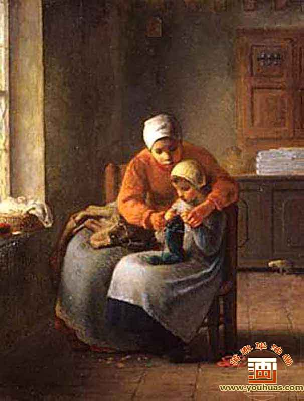 ֯The Knitting Lesson_ͻƷ