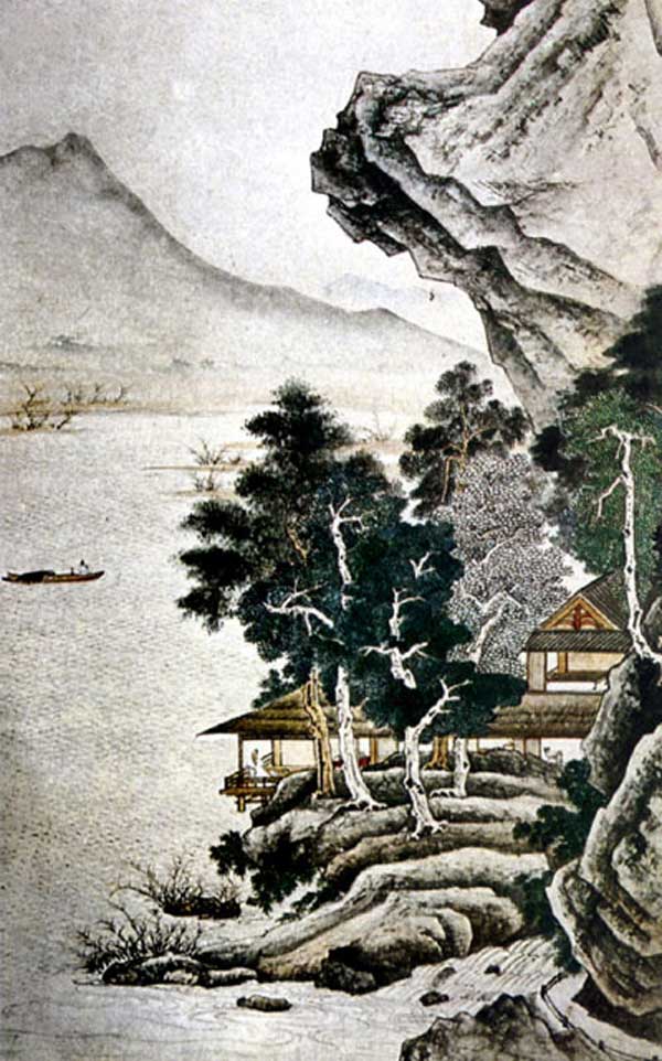 张大千山水画中国山水风景画作品欣赏