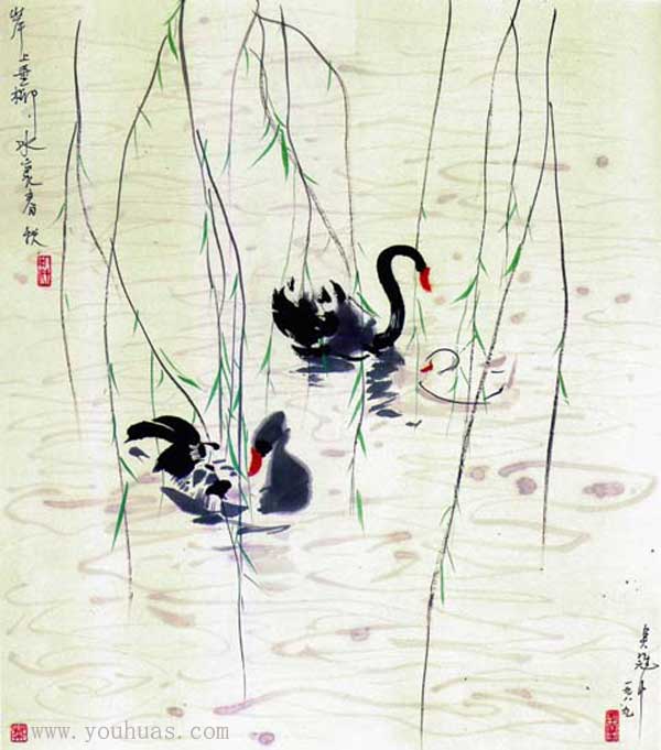 国画大师吴冠中油画作品欣赏